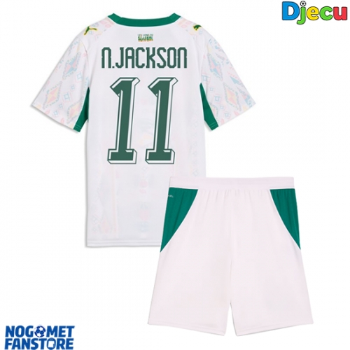 Senegal Nicolas Jackson #11 Domaci Dres za djecu SP 2026 Kratak Rukav (+ Kratke hlače)